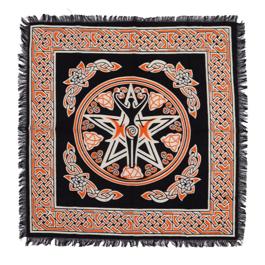 Esoteric Fringed Altar Cloth -  Earth Mother AW Dropship UK