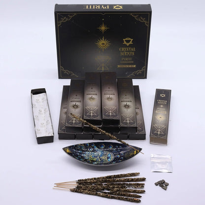 Pyrite Crystal Scents Smudge Incense - Cinnamon AW Dropship UK
