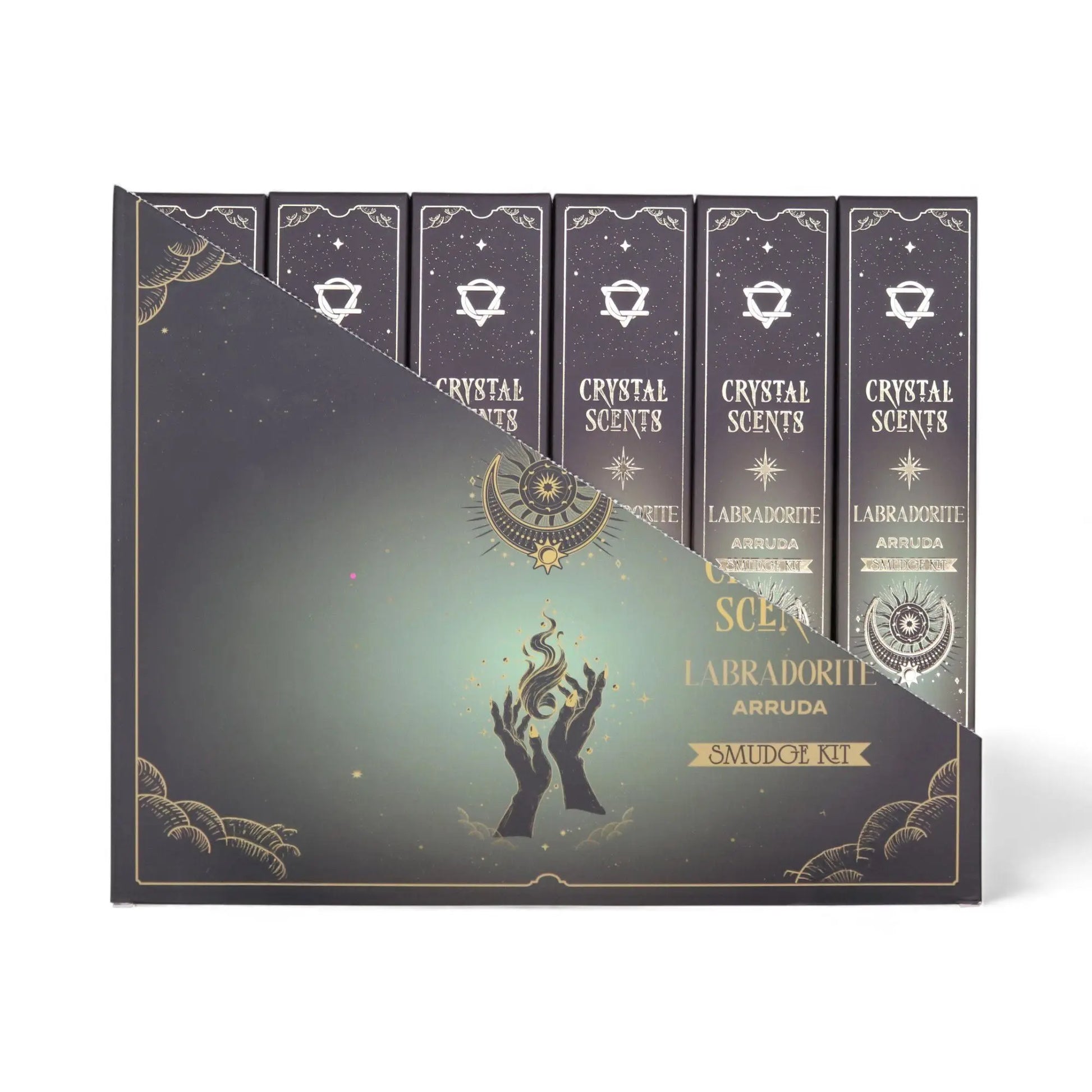 Labradorite Crystal Scents Smudge Incense - Arruda AW Dropship UK