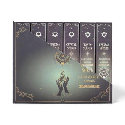 Labradorite Crystal Scents Smudge Incense - Arruda AW Dropship UK