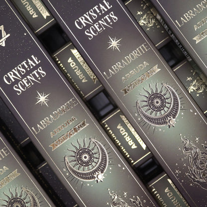 Labradorite Crystal Scents Smudge Incense - Arruda 
