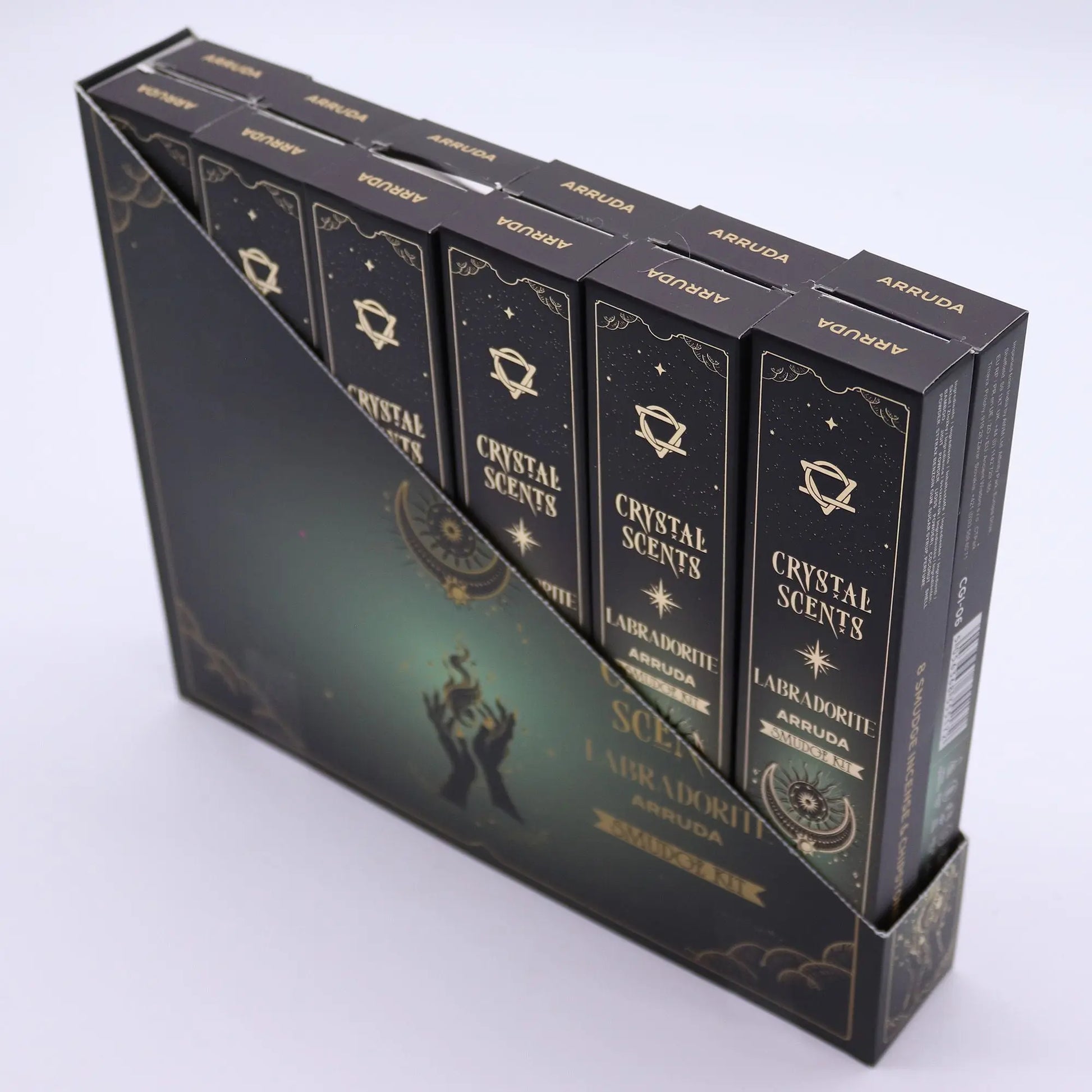 Labradorite Crystal Scents Smudge Incense - Arruda AW Dropship UK