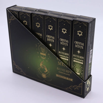 Aventurine Crystal Scents Smudge Incense - Chocolate AW Dropship UK
