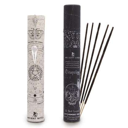 Ancient Witch Spell Incense - Cleansing - Rock Crystal Pendulum AW Dropship UK