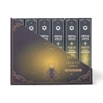 Tiger Eye Crystal Scents Smudge Incense - Vanilla AW Dropship UK