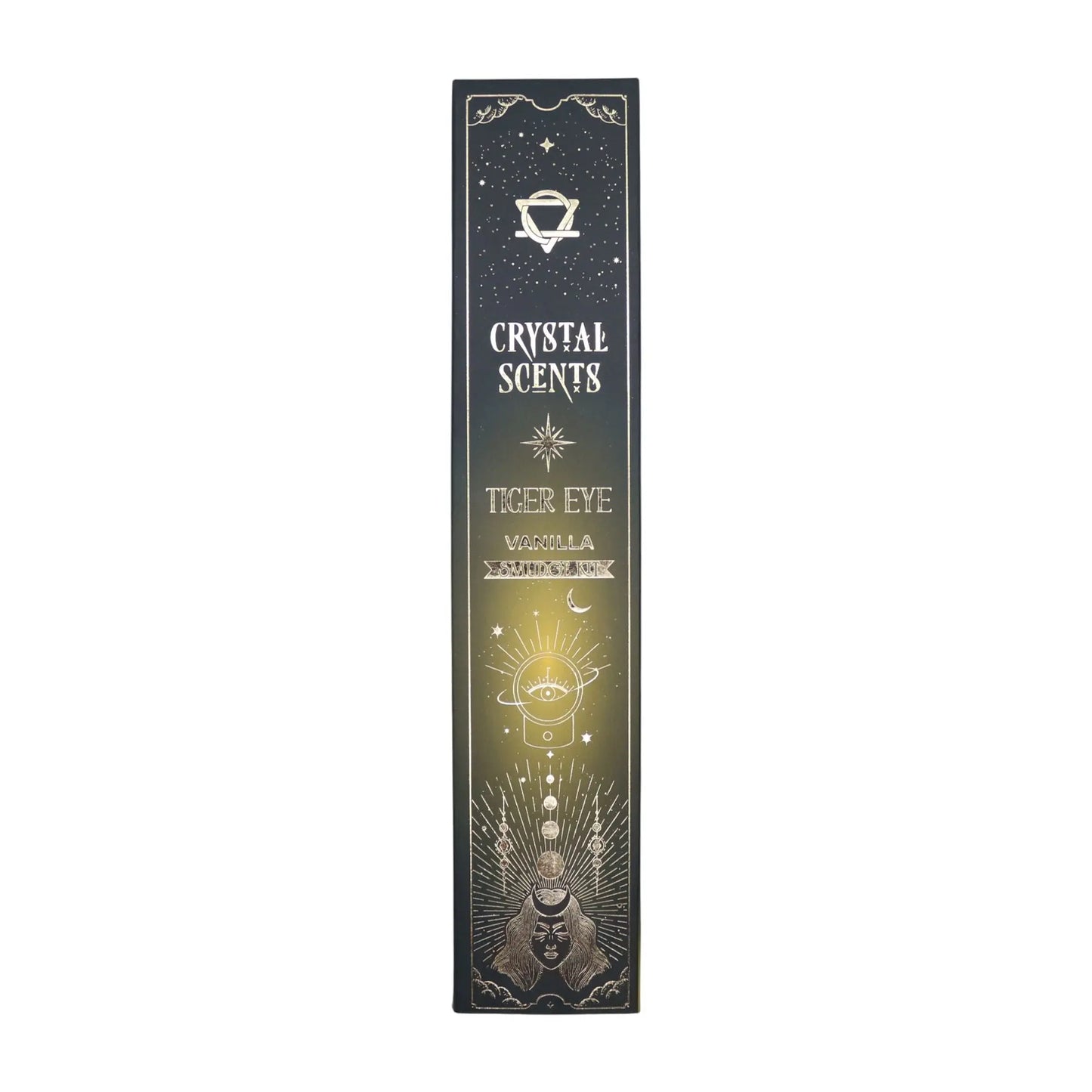 Tiger Eye Crystal Scents Smudge Incense - Vanilla AW Dropship UK