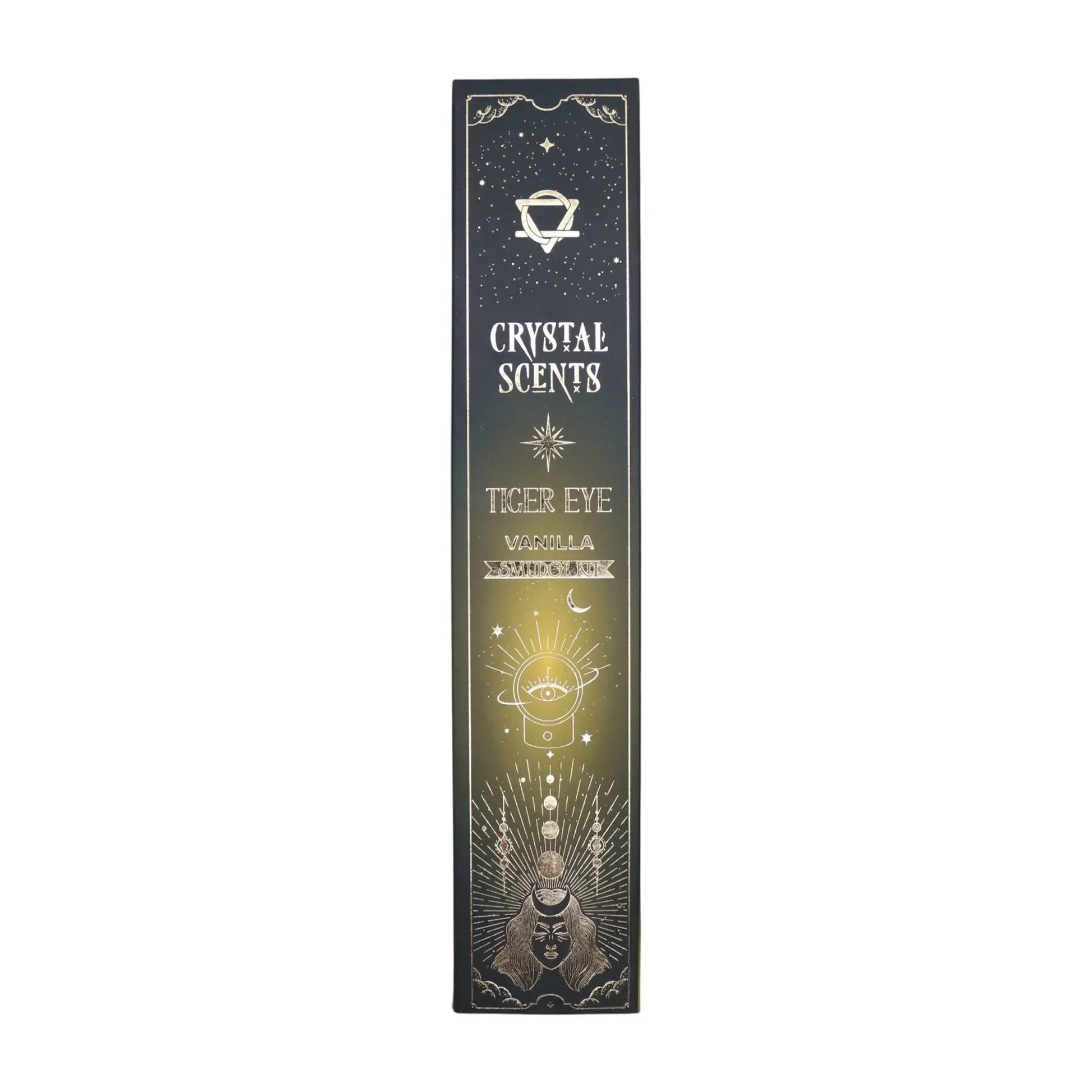 Tiger Eye Crystal Scents Smudge Incense - Vanilla AW Dropship UK