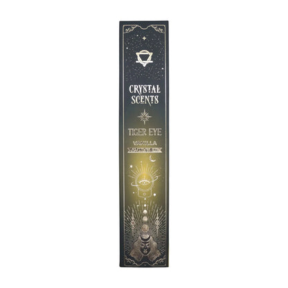 Tiger Eye Crystal Scents Smudge Incense - Vanilla AW Dropship UK
