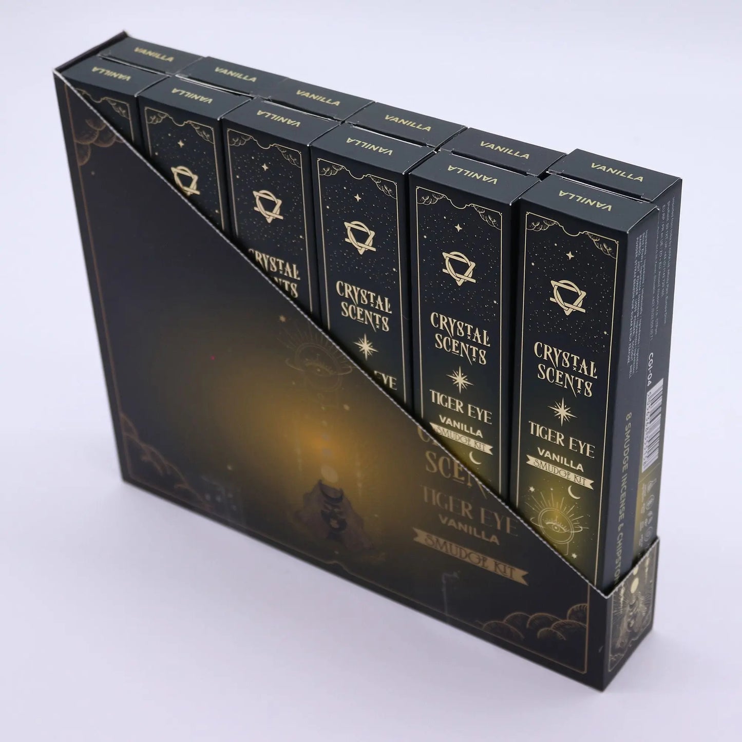 Tiger Eye Crystal Scents Smudge Incense - Vanilla AW Dropship UK