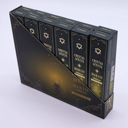 Tiger Eye Crystal Scents Smudge Incense - Vanilla AW Dropship UK