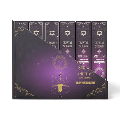 Amethyst Crystal Scents Smudge Incense - Lavender AW Dropship UK