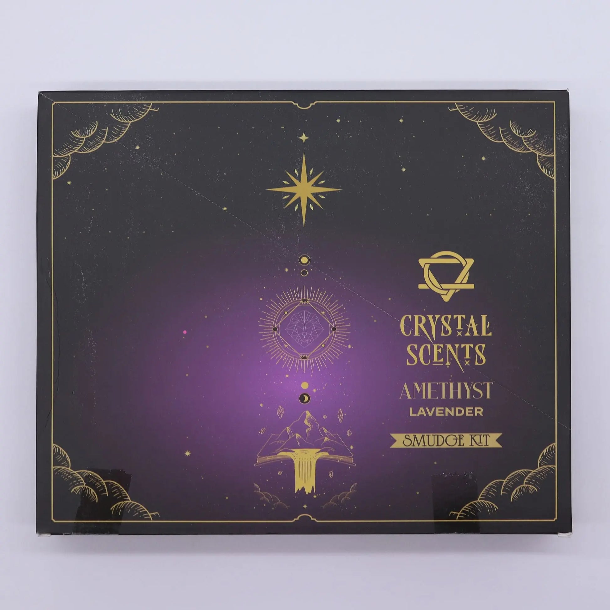 Amethyst Crystal Scents Smudge Incense - Lavender AW Dropship UK