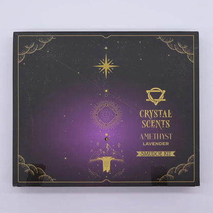 Amethyst Crystal Scents Smudge Incense - Lavender AW Dropship UK
