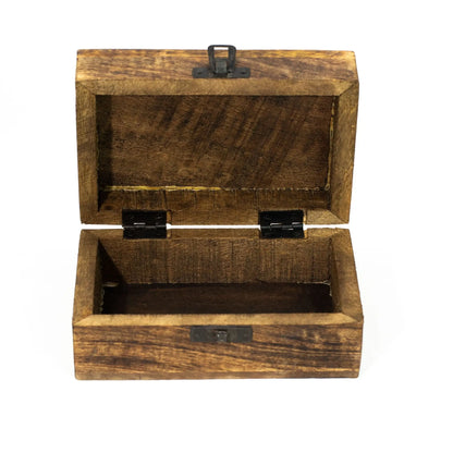 Medium tarot storage box with celestial queen face and starry black background.