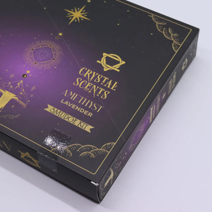 Amethyst Crystal Scents Smudge Incense - Lavender AW Dropship UK