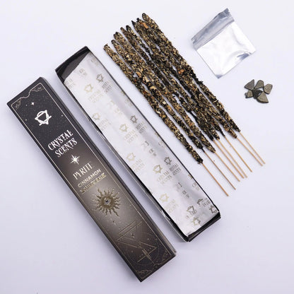 Pyrite Crystal Scents Smudge Incense - Cinnamon AW Dropship UK