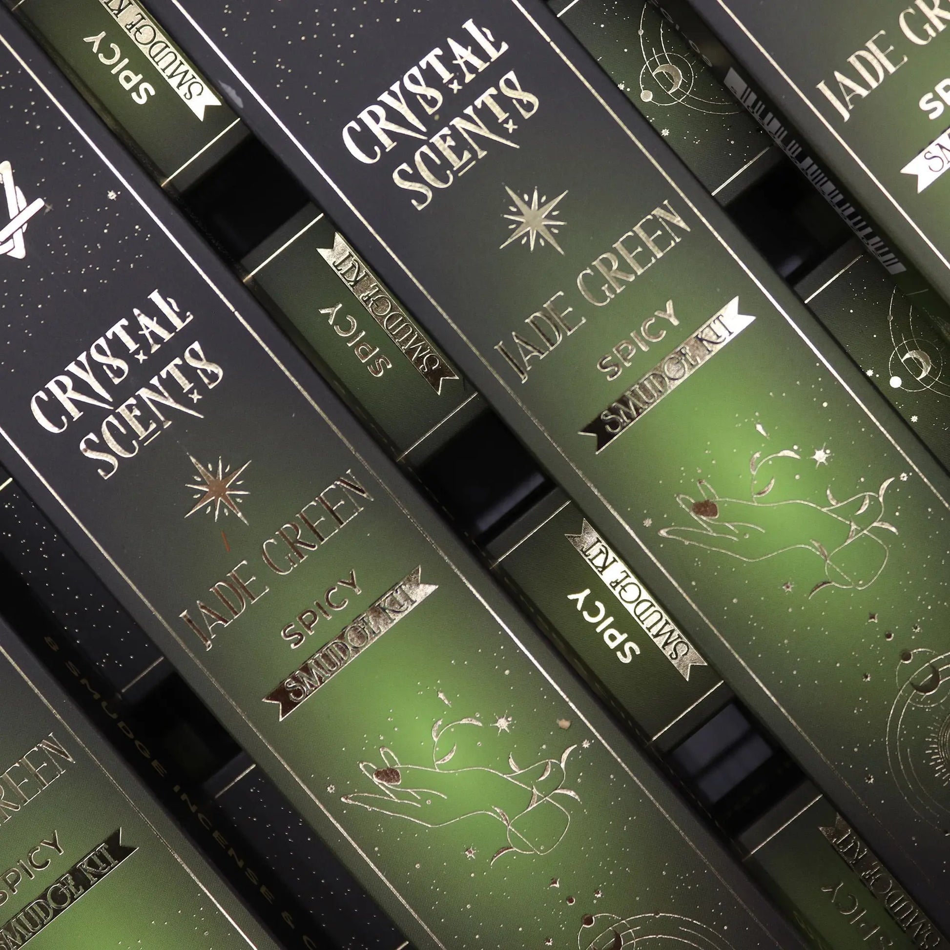 Jade Crystal Scents Smudge Incense - Spicy AW Dropship UK