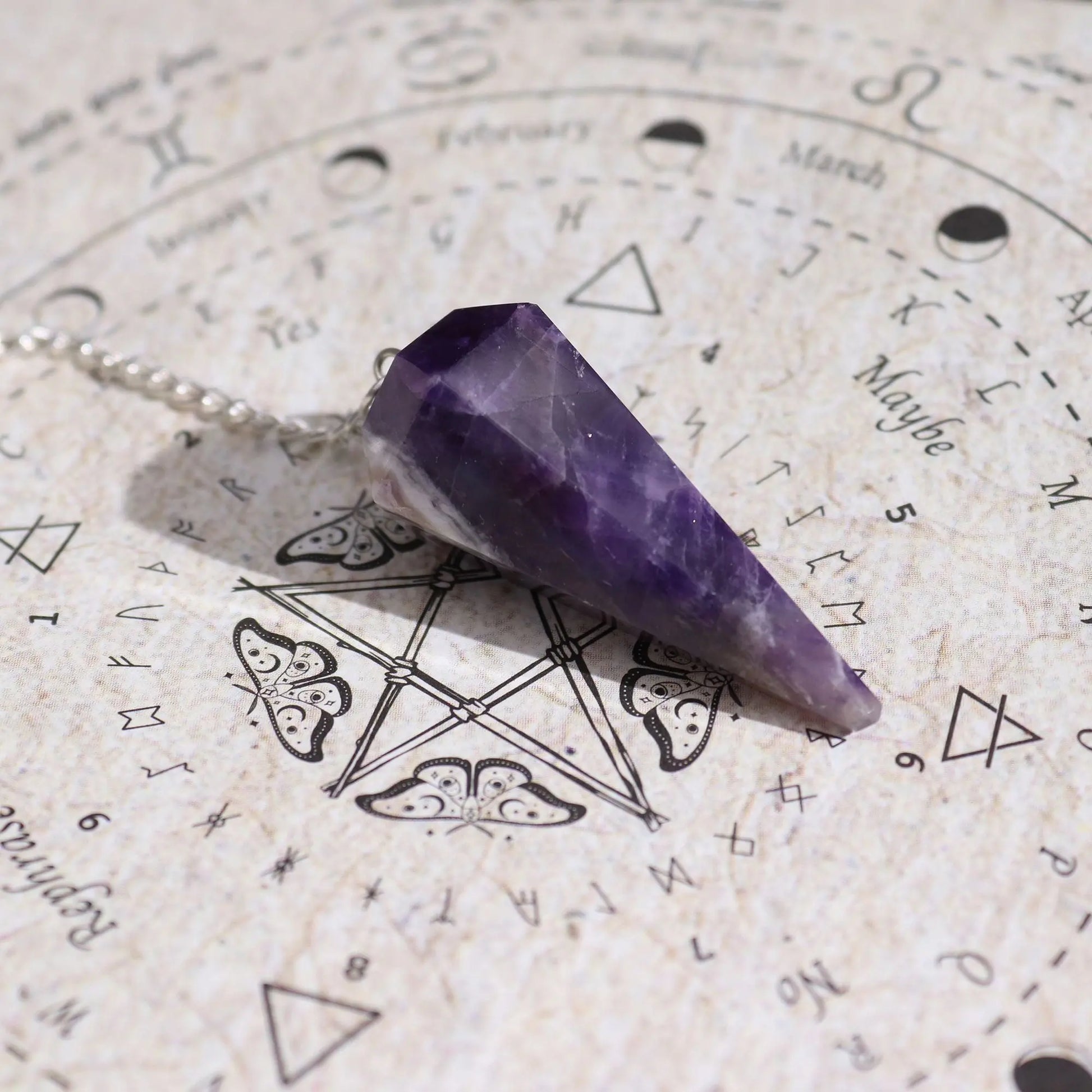 Ancient Witch Spell Incense - Seduction - Amethyst Pendulum AW Dropship UK