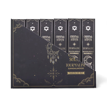Tourmaline Crystal Scents Smudge Incense - Sandalwood AW Dropship UK