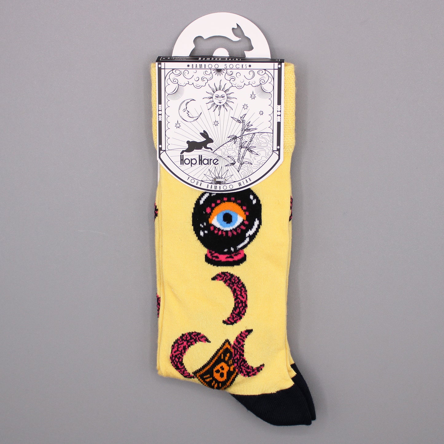 Hop Hare Bamboo Socks - Tarot Cards