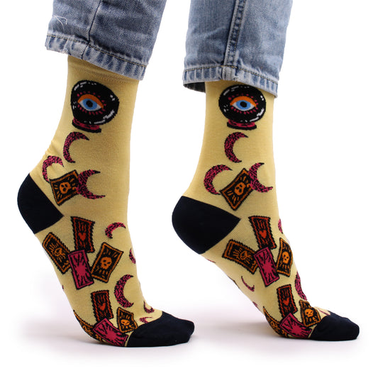 Hop Hare Bamboo Socks - Tarot Cards