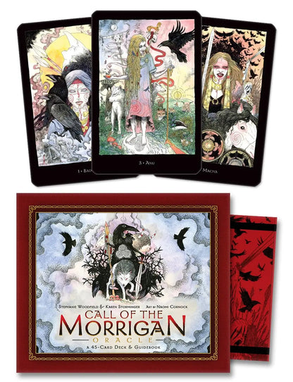 Call of the Morrigan Oracle: A 45-Card Deck & Guidebook - Oneness emporium