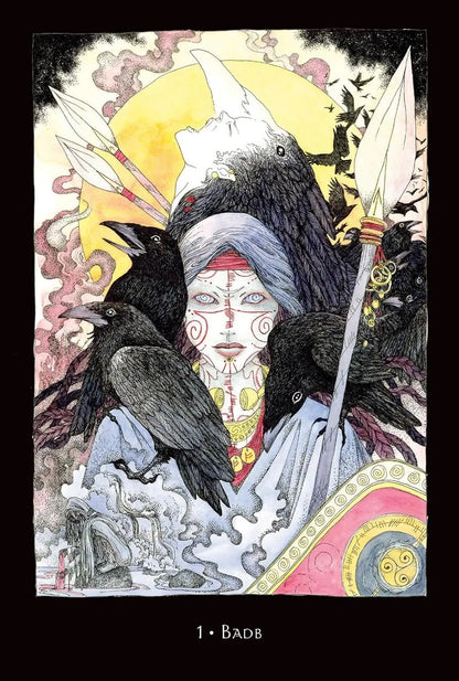 Call of the Morrigan Oracle: A 45-Card Deck & Guidebook - Oneness emporium