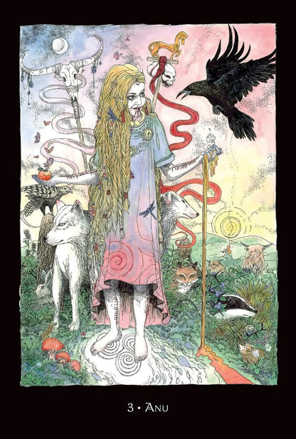 Call of the Morrigan Oracle: A 45-Card Deck & Guidebook - Oneness emporium