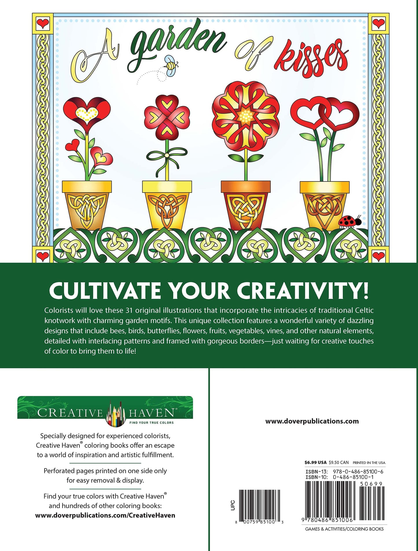 CELTIC GARDENS COLORING BOOK