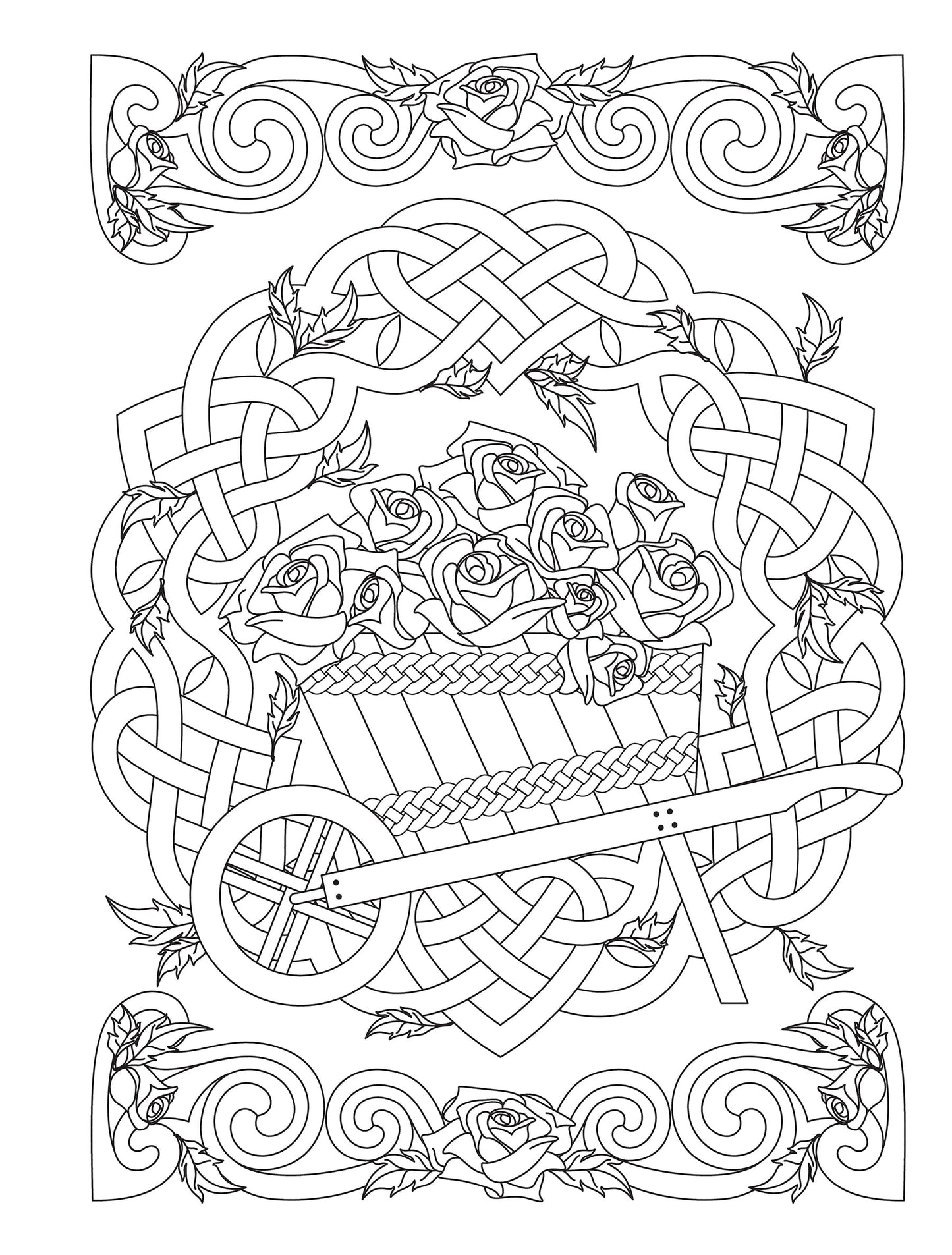 CELTIC GARDENS COLORING BOOK