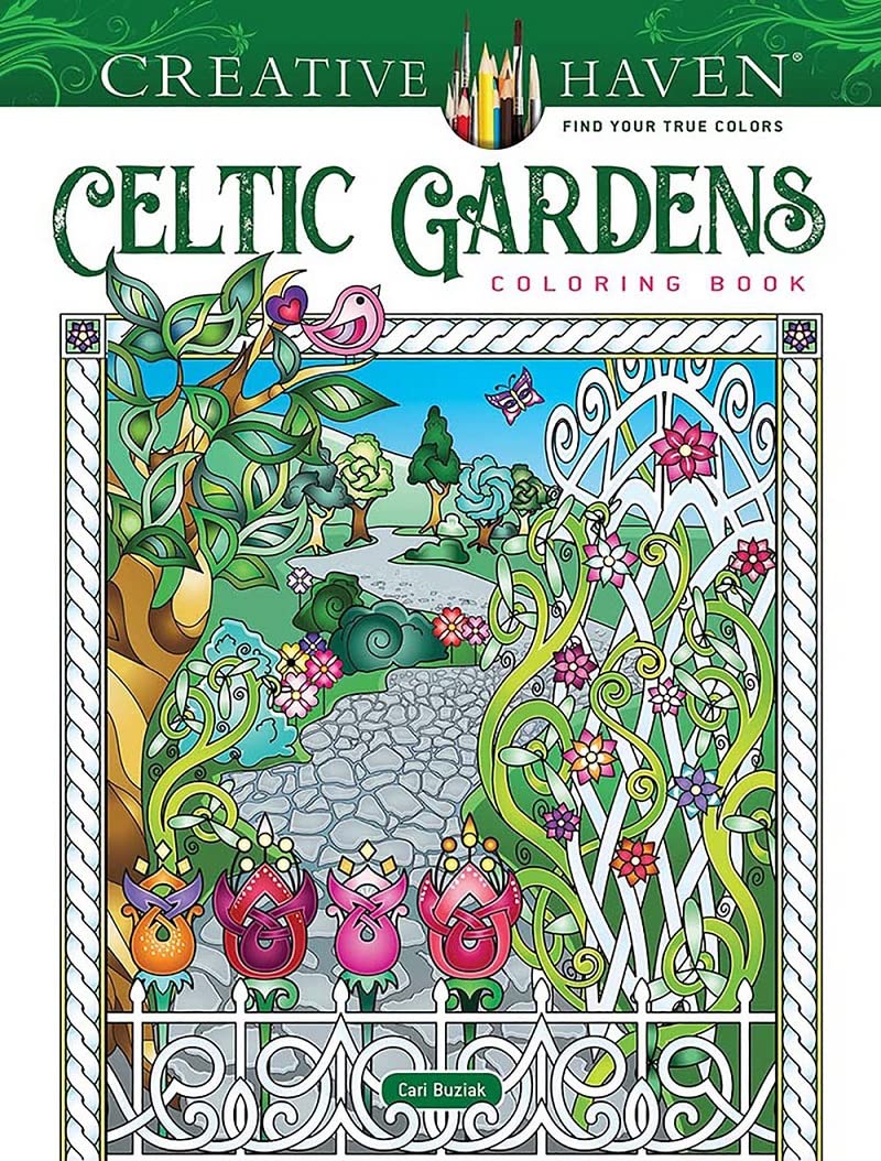 CELTIC GARDENS COLORING BOOK