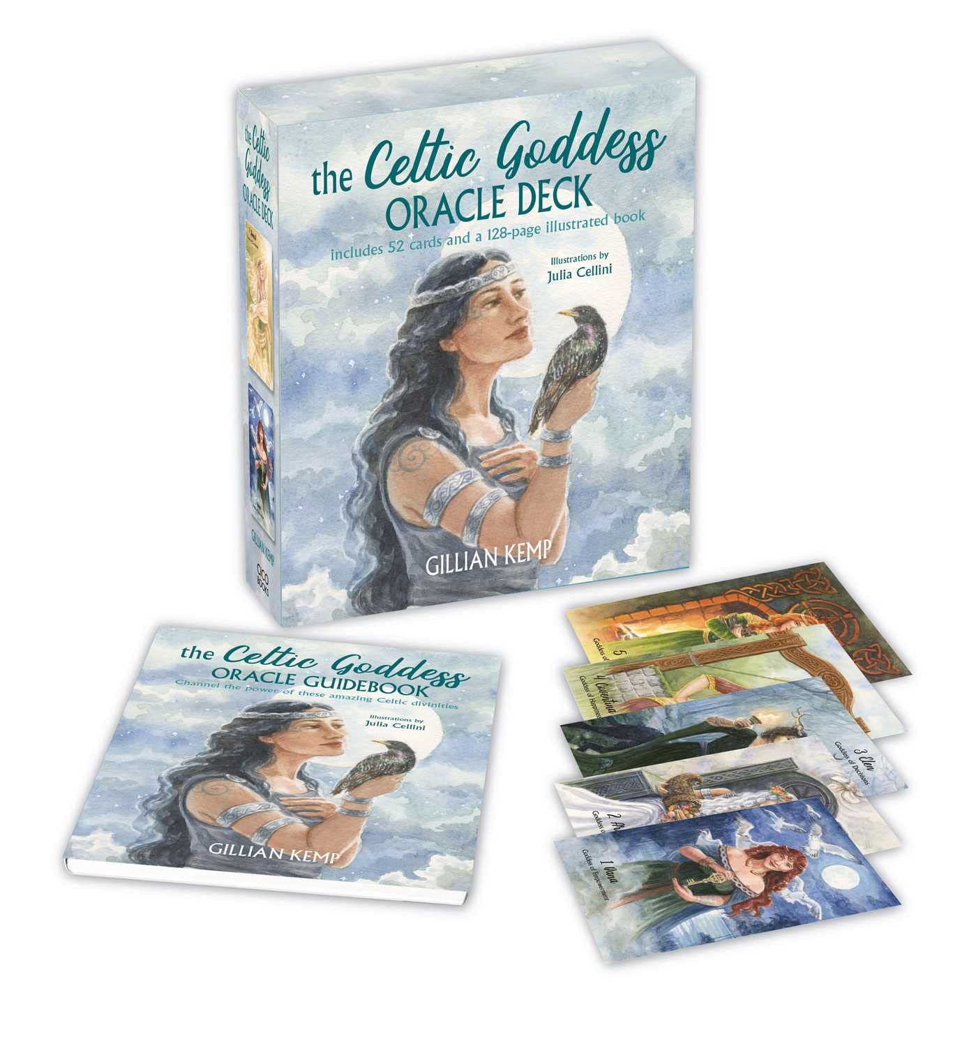 The Celtic Goddess Oracle Deck: Includes 52 cards and a 128-page illustrated book