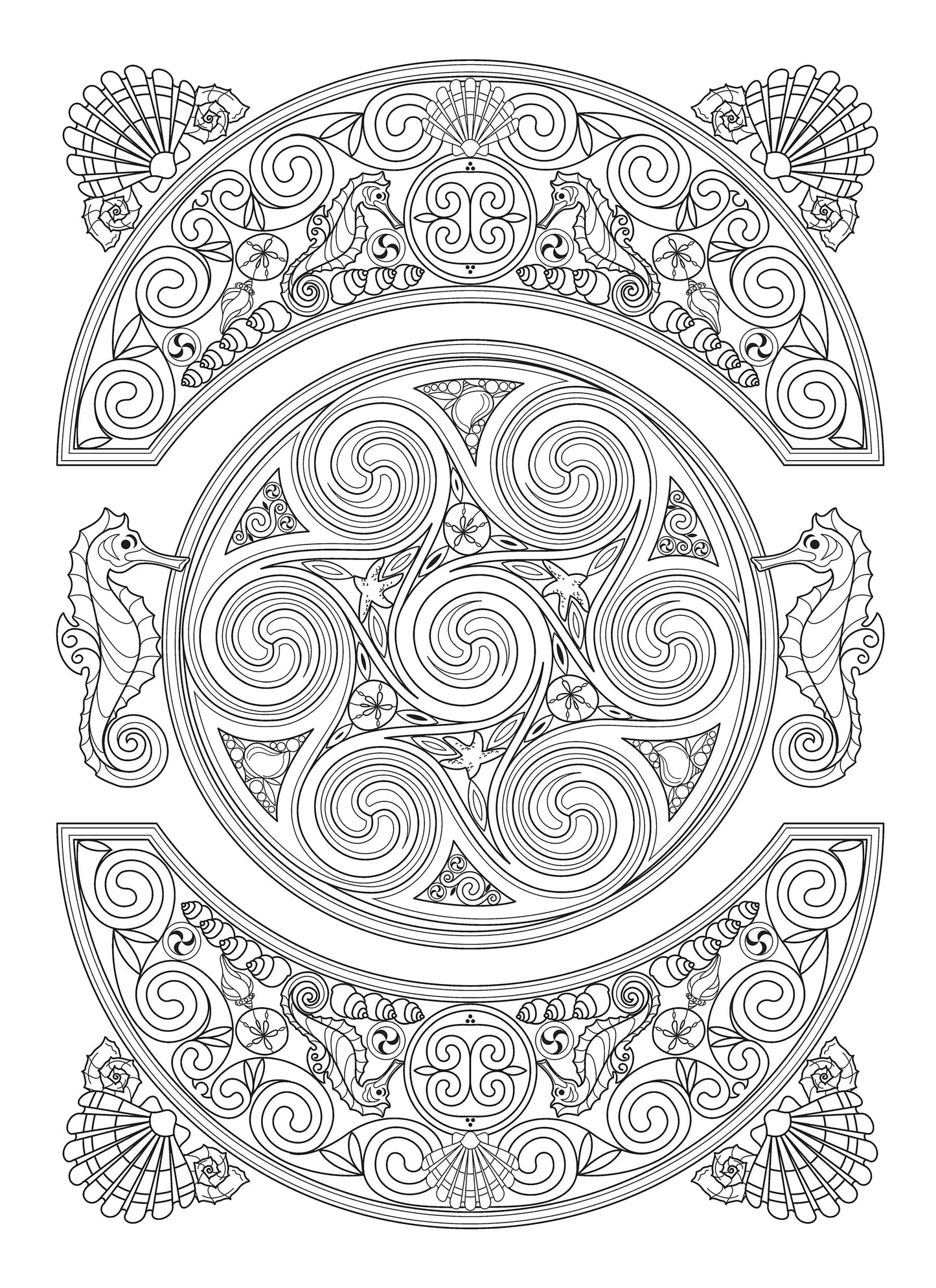 CELTIC NATURE DESIGNS COLORING BOOK