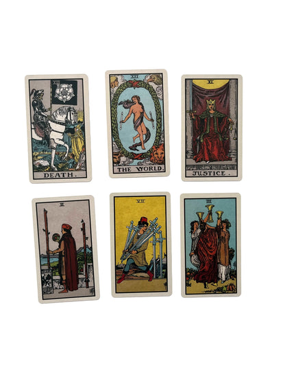 Classic 1909 Tarot Deck and Guide featuring the original Pamela Colman Smith artwork and traditional Rider-Waite-Smith tarot imagery.