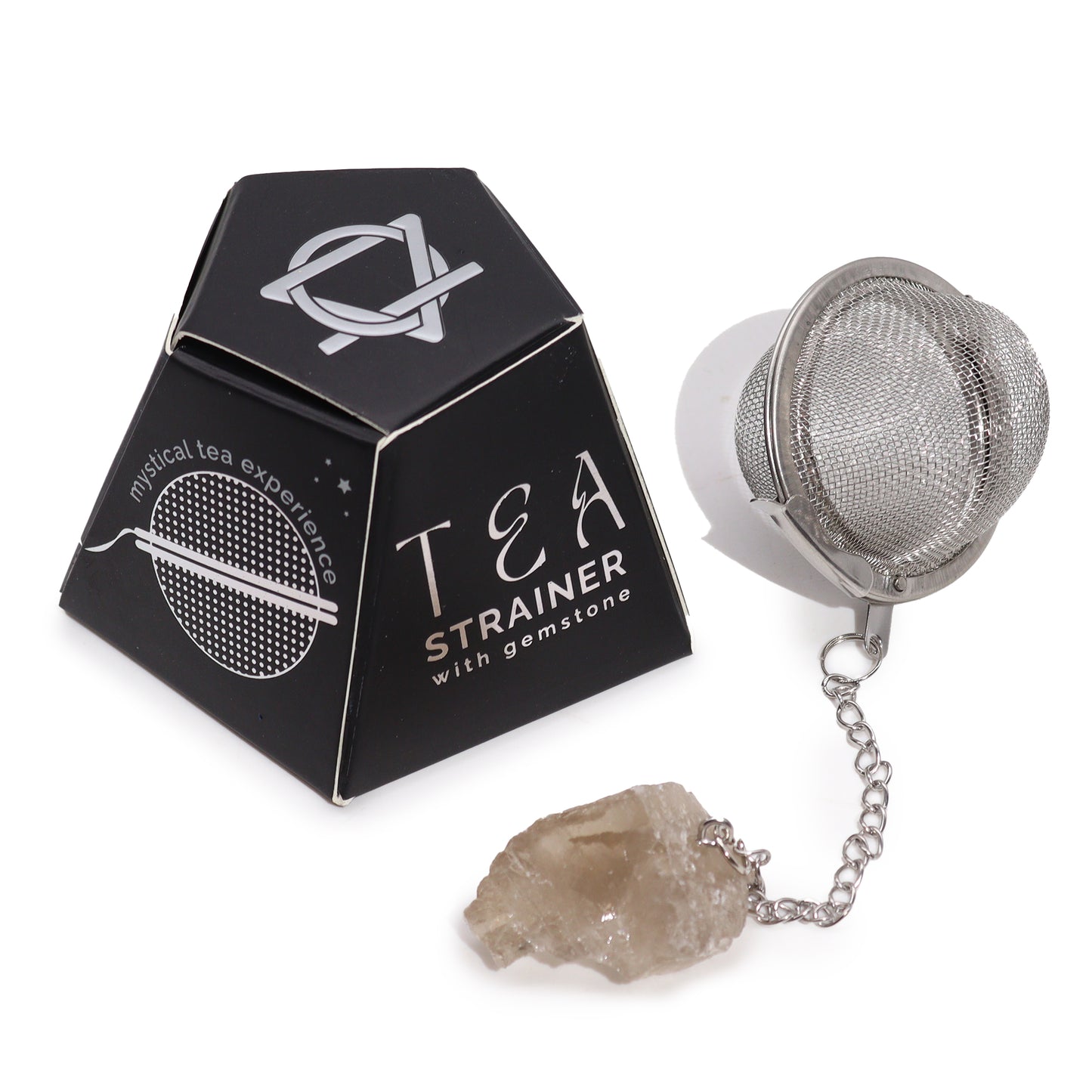 Raw Crystal Gemstone Tea Strainer