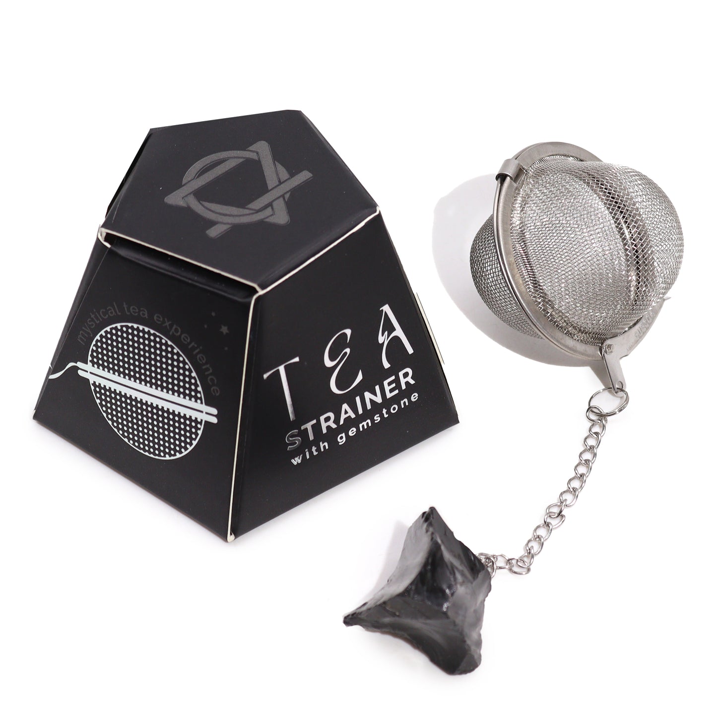 Raw Crystal Gemstone Tea Strainer