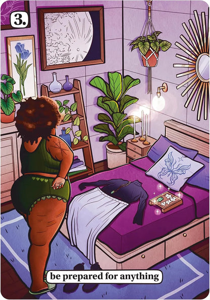 Chubby Witch's Night In: A 44-Card Oracle Deck and Guidebook - Oneness emporium