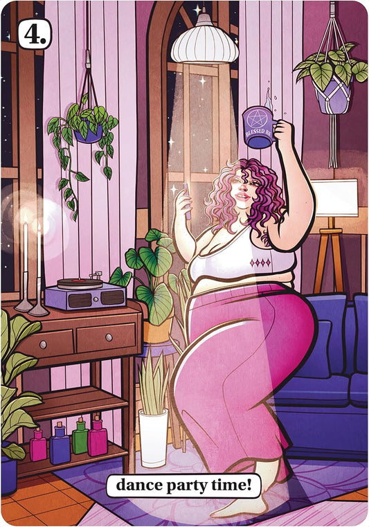 Chubby Witch's Night In: A 44-Card Oracle Deck and Guidebook
