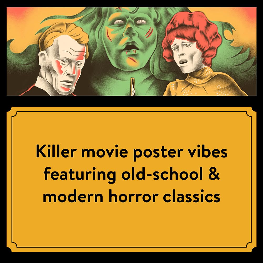 Classic Horror Movies 2025 Wall Calendar