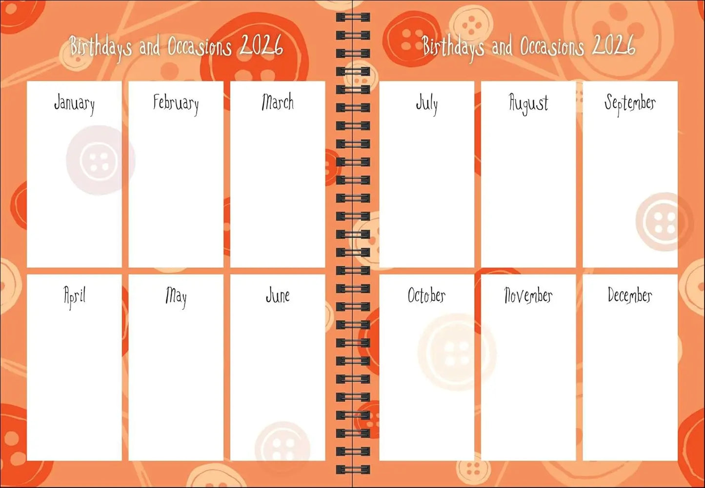 Coraline 2026 Planner Calendar (Includes Stickers) - Oneness emporium