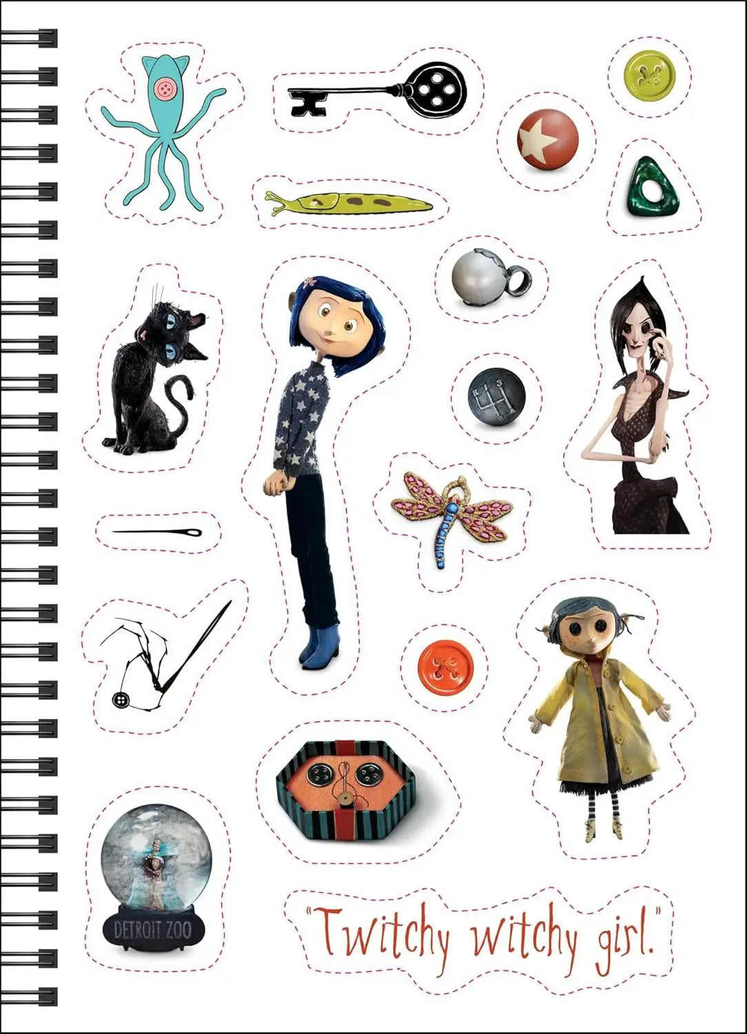 Coraline 2026 Planner Calendar (Includes Stickers) - Oneness emporium