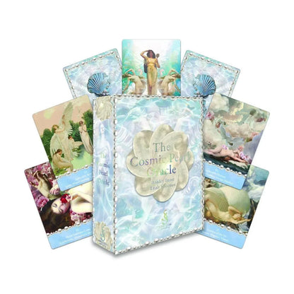 The Cosmic Pearl Oracle: Embark on a Journey of Sacred Love and Infinite Wisdom With Divine Feminine Guidance - 44 cards & 120pp book - Oneness emporium