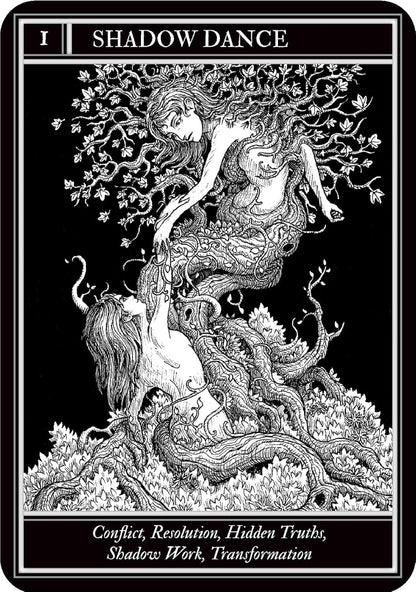 Coven Oracle deck by Fiona Horne with illustrated witchcraft themed oracle cards and guidebook.