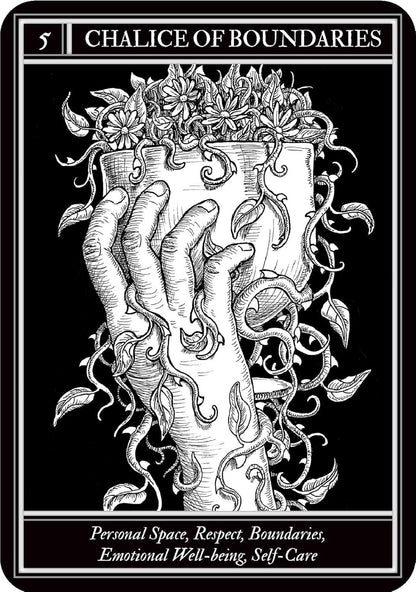 Coven Oracle deck by Fiona Horne with illustrated witchcraft themed oracle cards and guidebook.