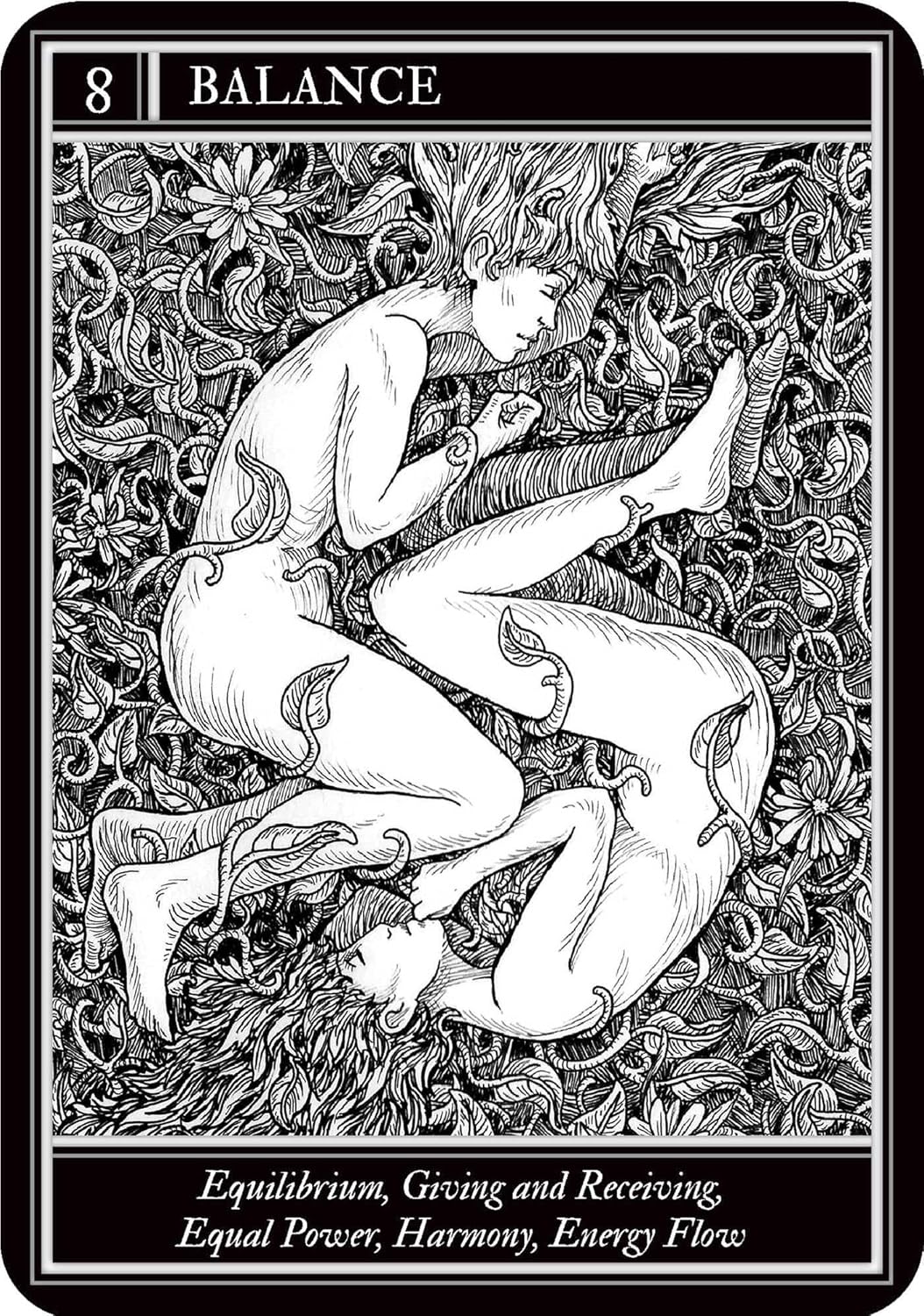 Coven Oracle deck by Fiona Horne with illustrated witchcraft themed oracle cards and guidebook.