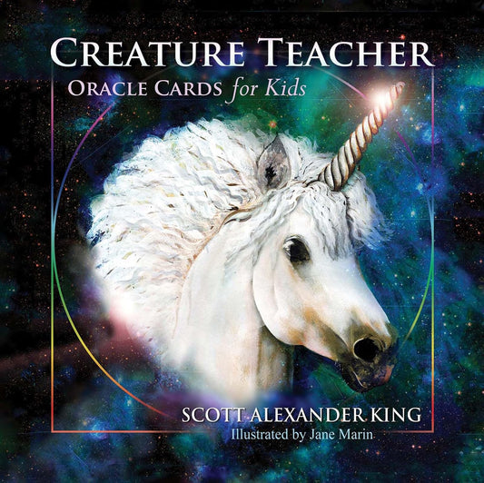 Creature Teacher Oracle Cards for Kids: 45 circular cards & 150pp guidebook: 45 Oracle Cards With Guidebook