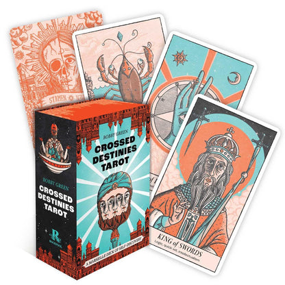 Crossed Destinies Tarot Deck & Guidebook Modern marseille by rockpool. Available at Oneness Emporium