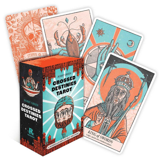 Crossed Destinies Tarot Deck & Guidebook Modern marseille by rockpool. Available at Oneness Emporium