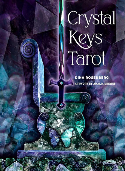Crystal Keys tarot Dina Roseburg and Amalia Drewes. Published by Weiser books, Available at Oneness Emporium