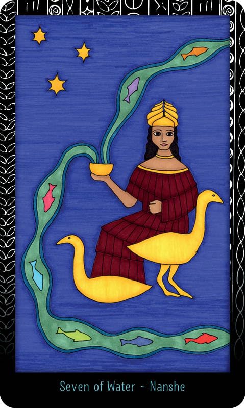 Shop The Dark Daughter Tarot by Ellen Lorenzi-Prince. A powerful goddess-based tarot deck for shadow work and transformation. UK stock available.